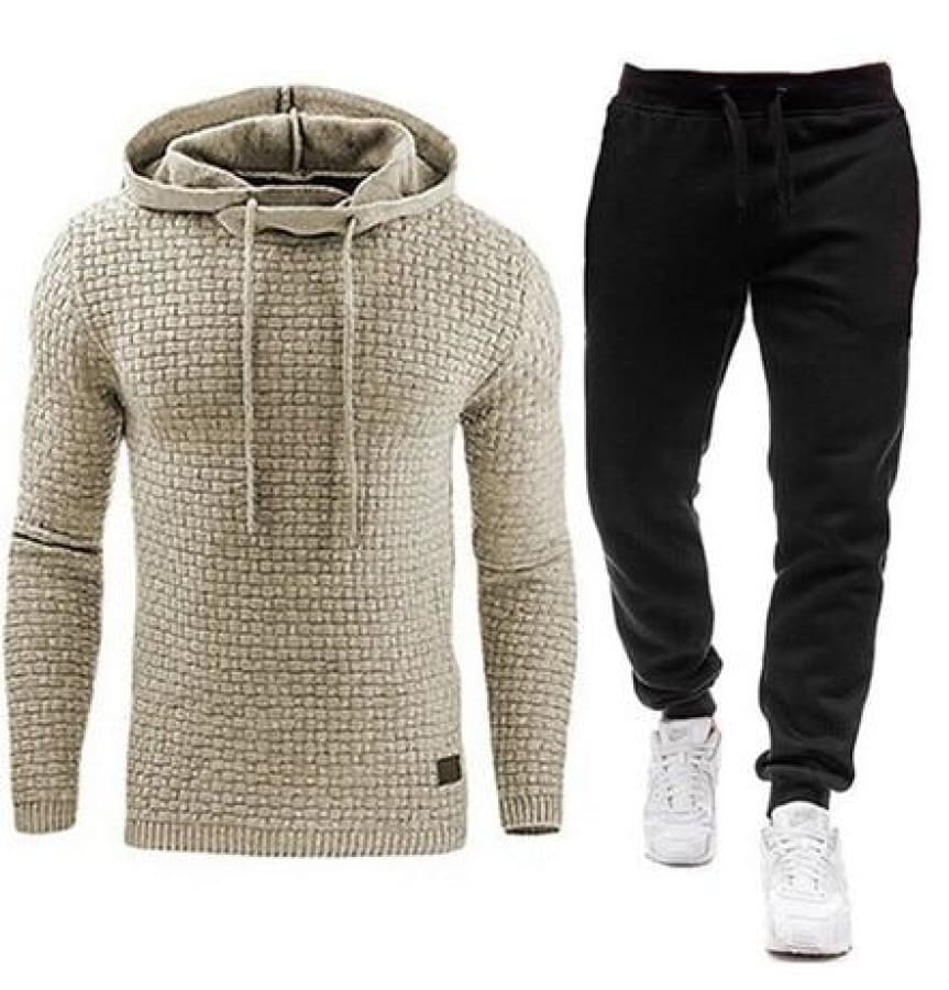 Conjunto de Moletom Casual Masculino