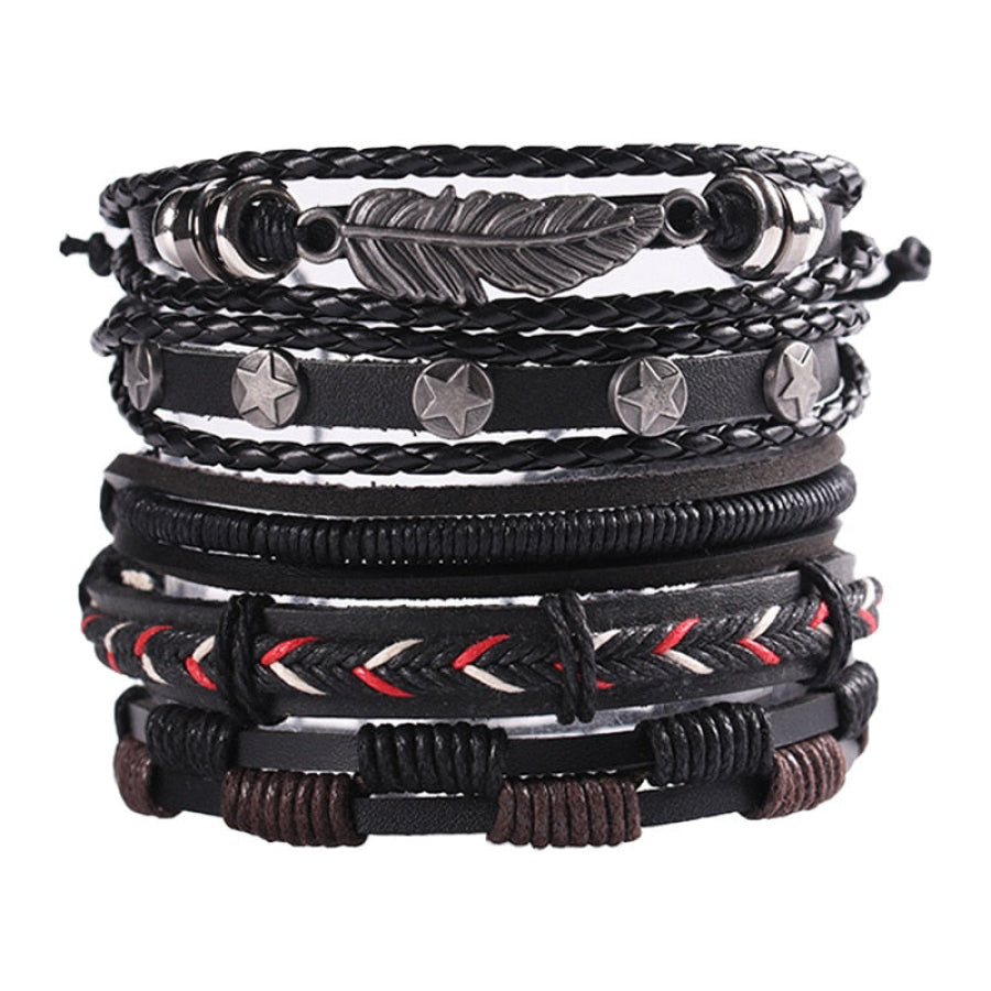 Pulseira Masculina Couro