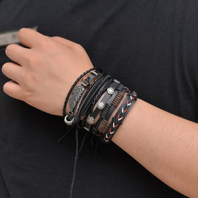 Pulseira Masculina Couro