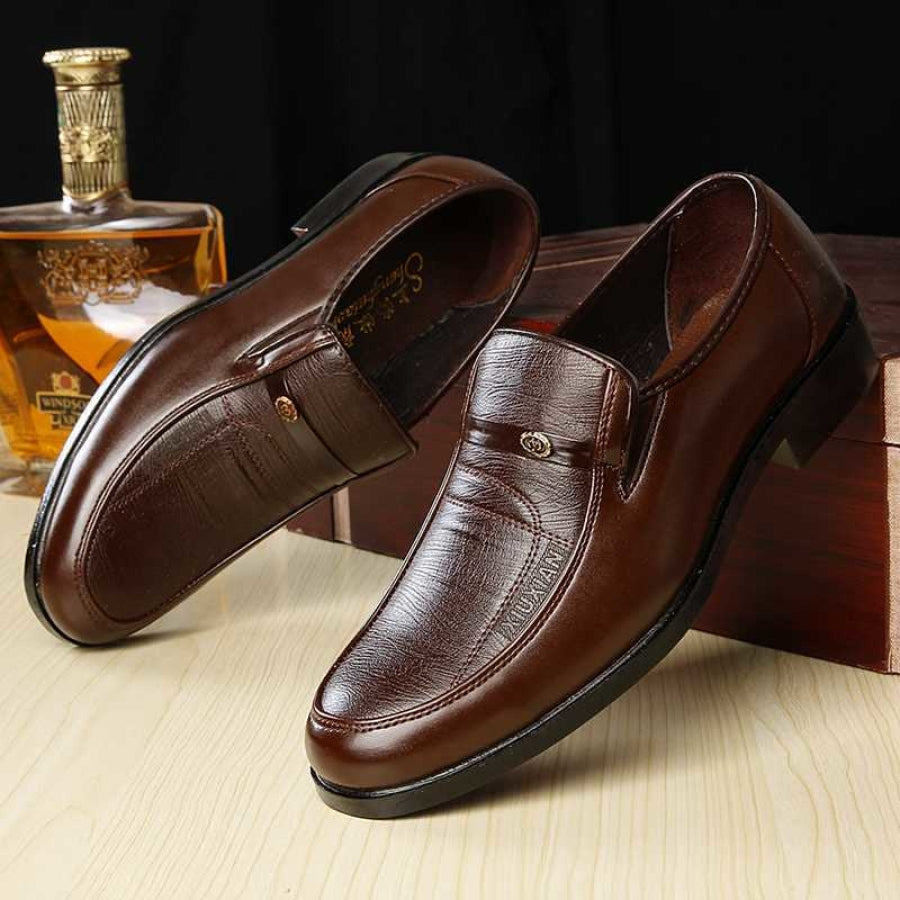 Sapato de Couro Social Masculino Shoes Side